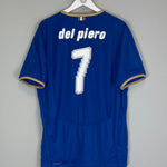 Shop 2007/08 ITALY DEL PIERO #7 HOME SHIRT (XL) PUMA, classic football shirts, vintage football shirts & retro soccer jerseys at Cult Kits