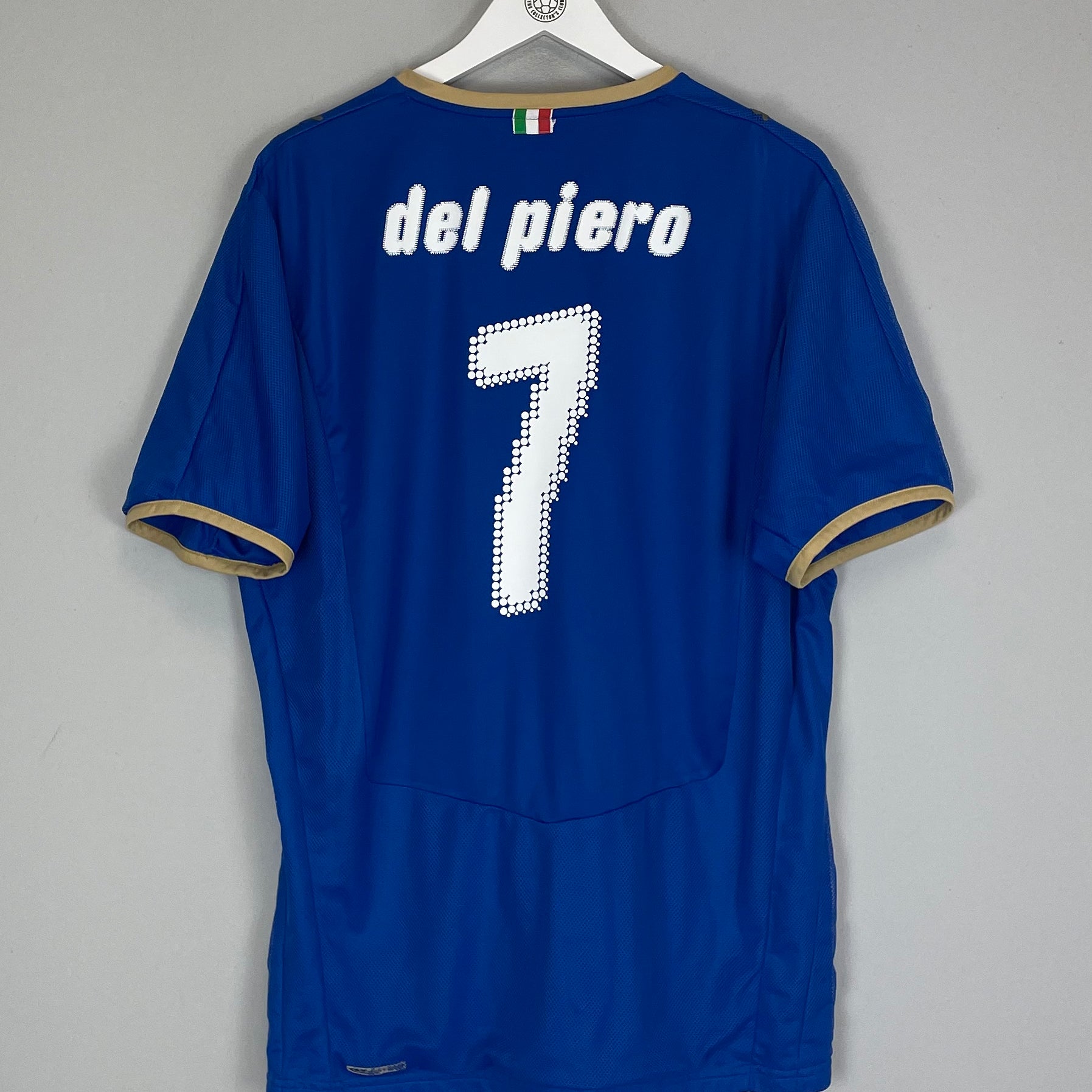 Shop 2007/08 ITALY DEL PIERO #7 HOME SHIRT (XL) PUMA, classic football shirts, vintage football shirts & retro soccer jerseys at Cult Kits