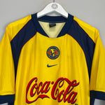Shop 2001/02 CLUB AMERICA *BNWT* HOME SHIRT (L) NIKE, classic football shirts, vintage football shirts & retro soccer jerseys at Cult Kits