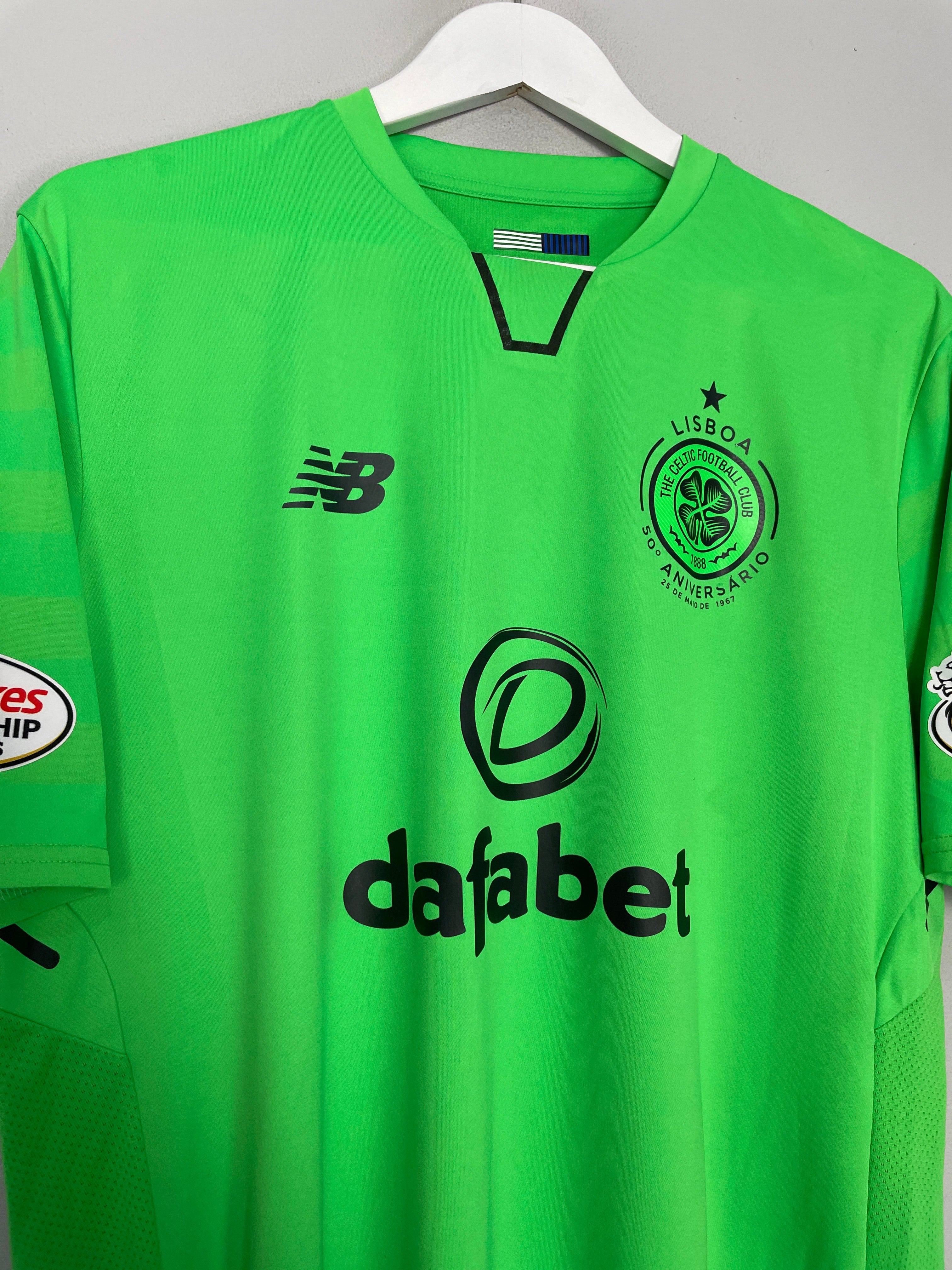 Shop 2017/18 CELTIC THIRD SHIRT (L) NEW BALANCE, classic football shirts, vintage football shirts & retro soccer jerseys at Cult Kits