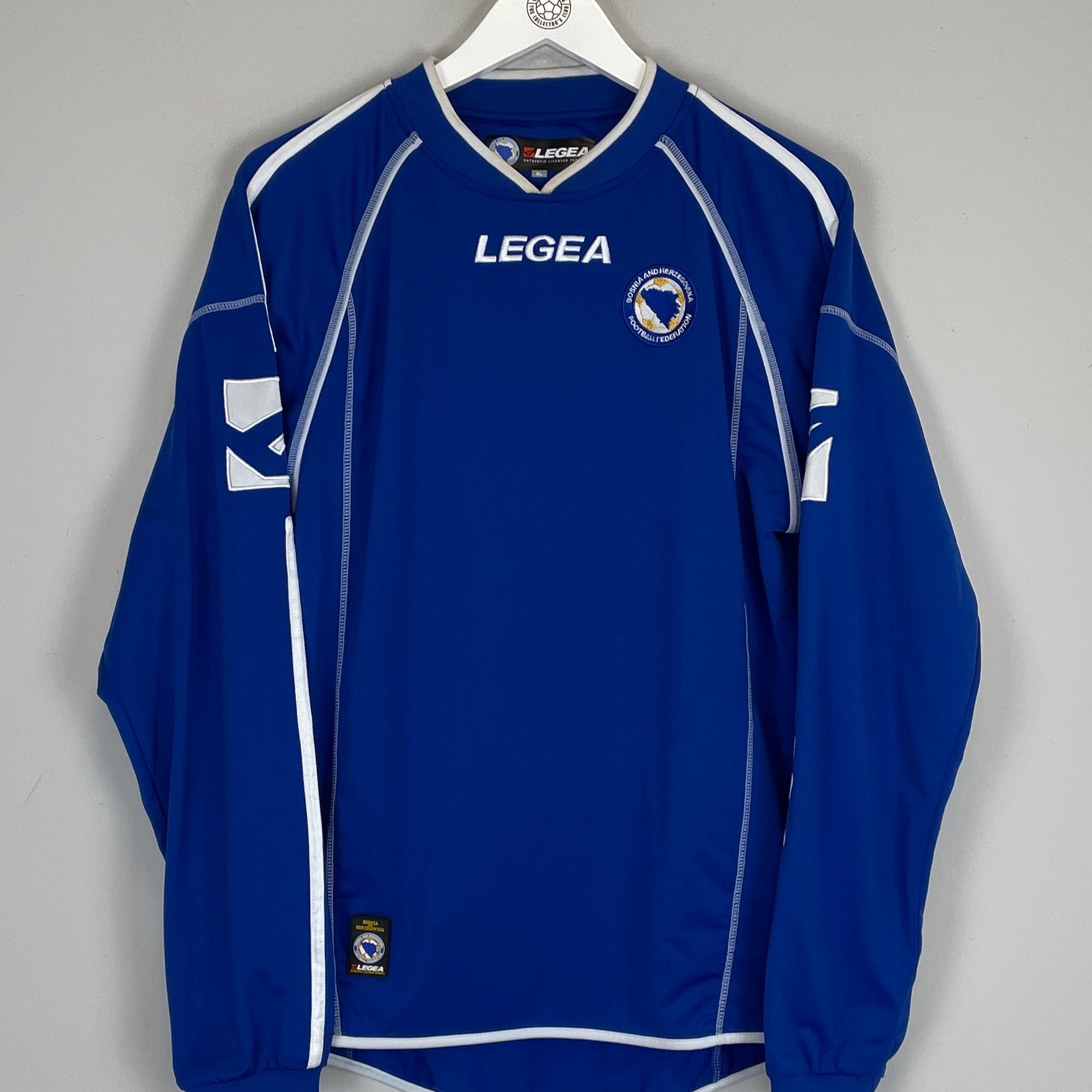 Shop 2005/06 BOSNIA L/S AWAY SHIRT (XL) LEGEA, classic football shirts, vintage football shirts & retro soccer jerseys at Cult Kits