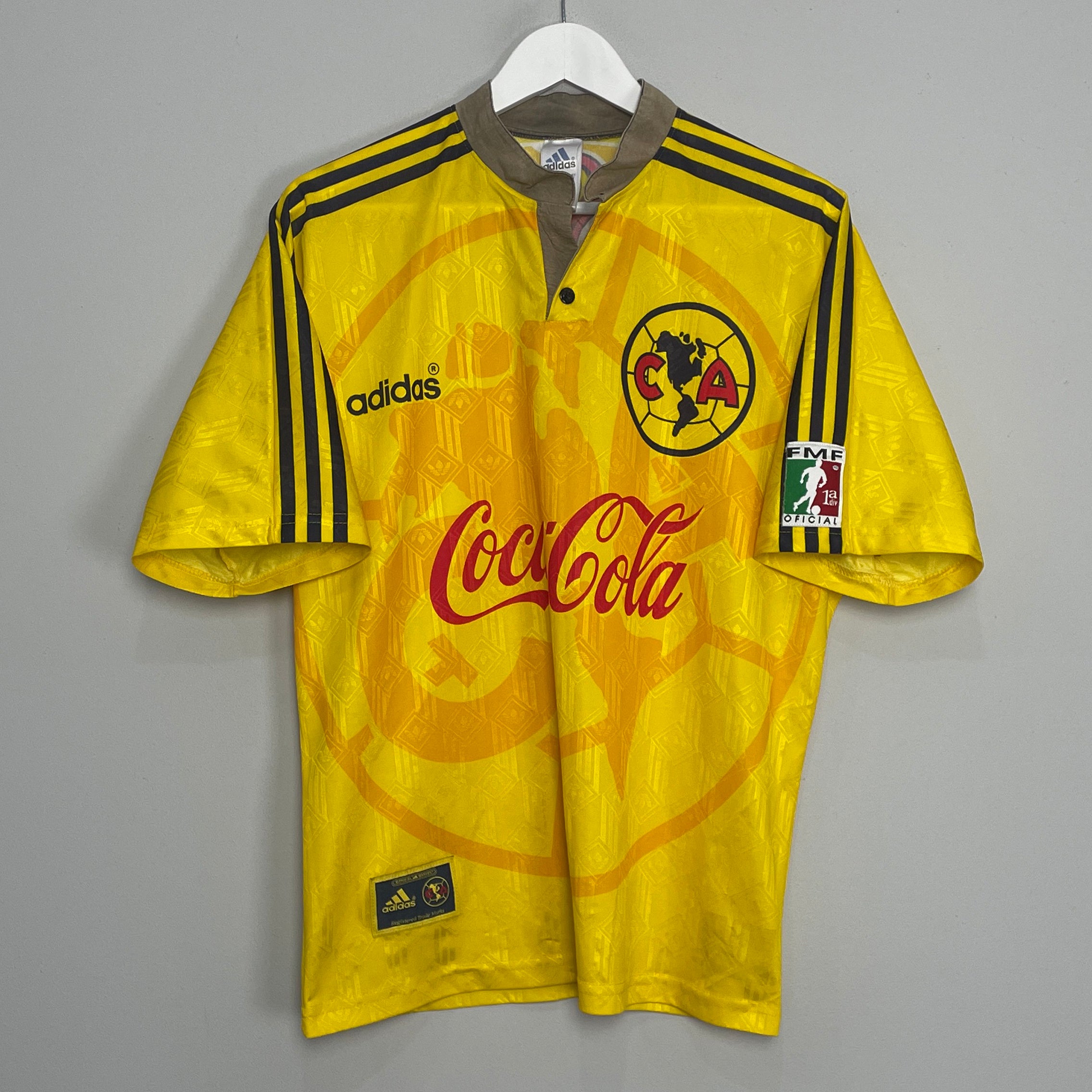 Shop 1996/98 CLUB AMERICA HOME SHIRT (M) ADIDAS, classic football shirts, vintage football shirts & retro soccer jerseys at Cult Kits