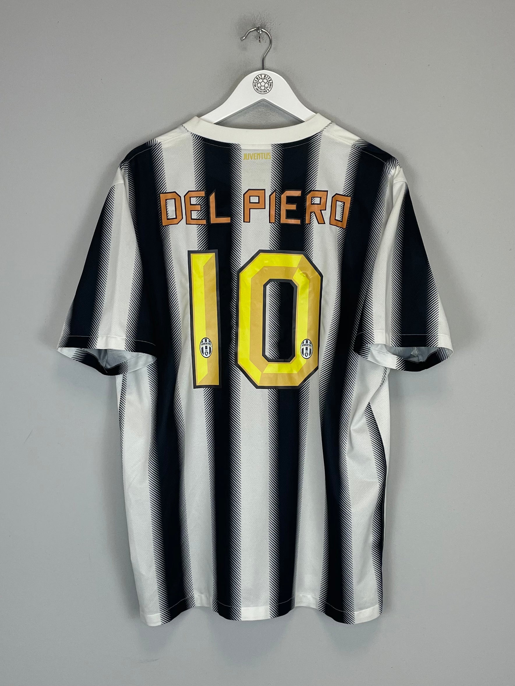 Shop 2011/12 JUVENTUS DEL PIERO #10 HOME SHIRT (XL) NIKE, classic football shirts, vintage football shirts & retro soccer jerseys at Cult Kits