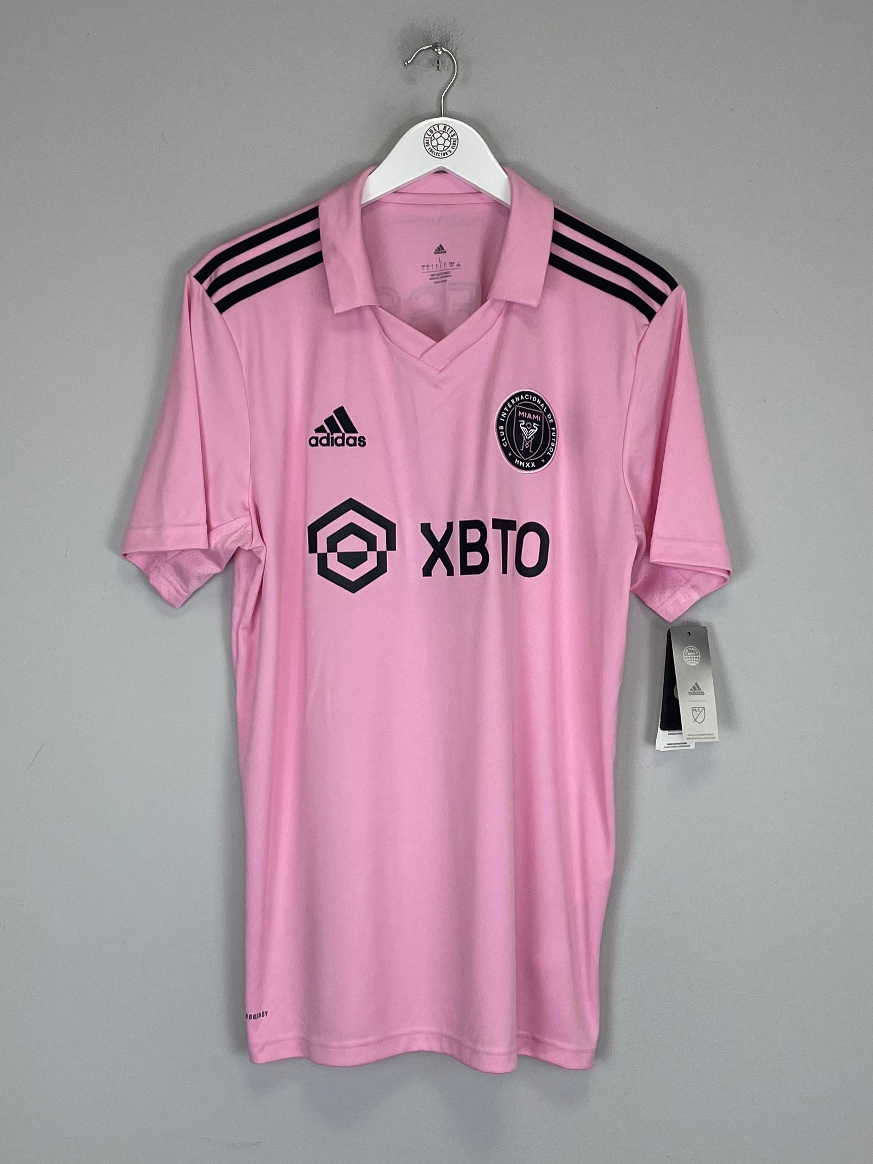 Shop 2022/23 INTER MIAMI MESSI #10 *BNWT* HOME SHIRT (L) ADIDAS, classic football shirts, vintage football shirts & retro soccer jerseys at Cult Kits