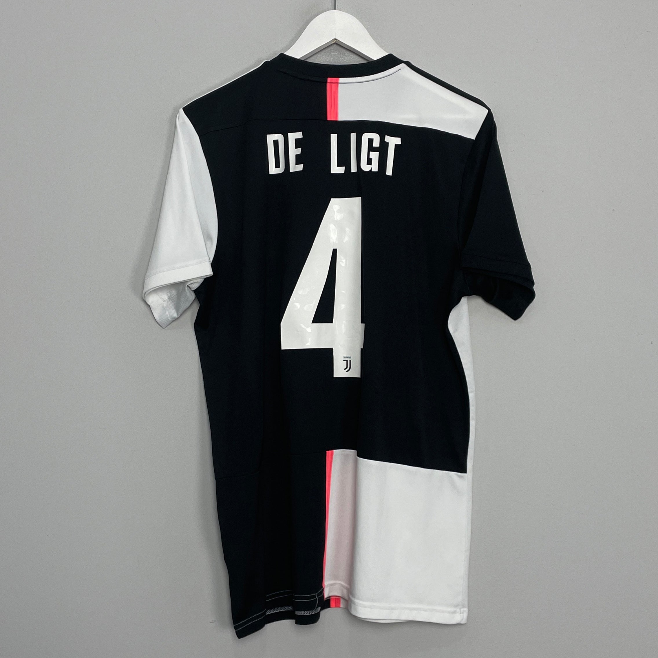 Shop 2019/20 JUVENTUS DE LIGT #4 HOME SHIRT (L) ADIDAS, classic football shirts, vintage football shirts & retro soccer jerseys at Cult Kits