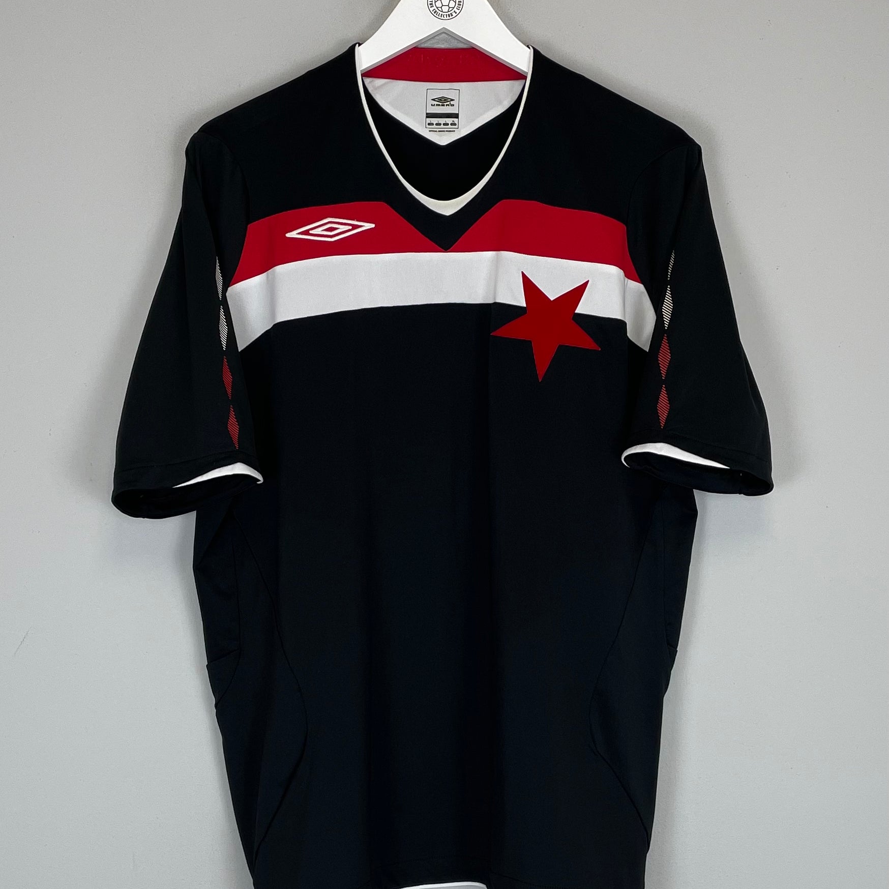 Shop 2008/09 SLAVIA PRAGUE AWAY SHIRT (L) UMBRO, classic football shirts, vintage football shirts & retro soccer jerseys at Cult Kits