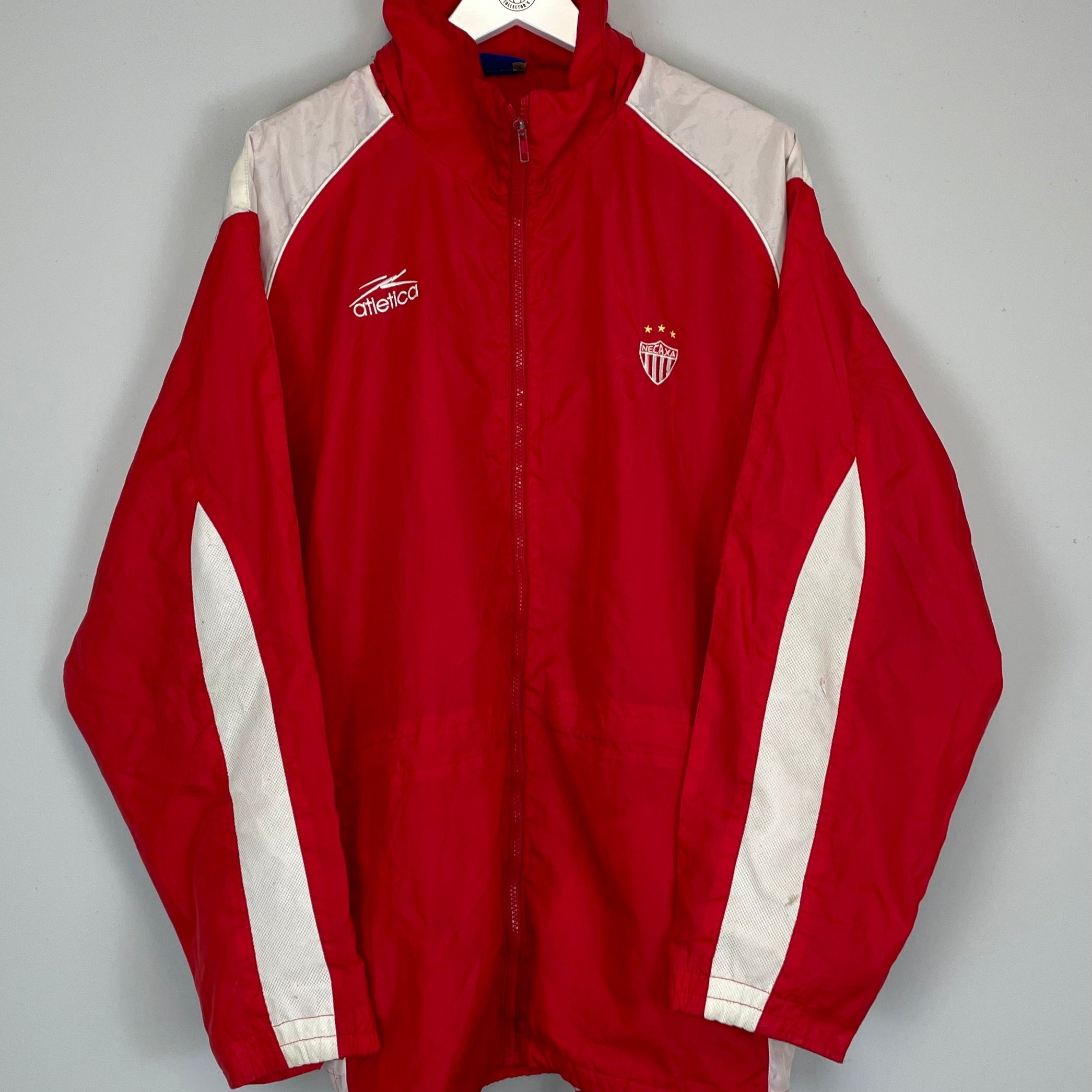 Shop 2006/07 NECAXA TRACK JACKET (L) ATLETICA, classic football shirts, vintage football shirts & retro soccer jerseys at Cult Kits
