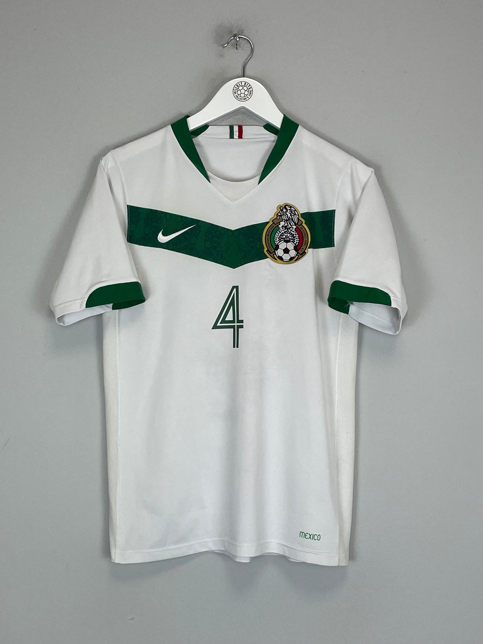 Shop 2006/07 MEXICO R.MARQUEZ #4 AWAY SHIRT (S) NIKE, classic football shirts, vintage football shirts & retro soccer jerseys at Cult Kits