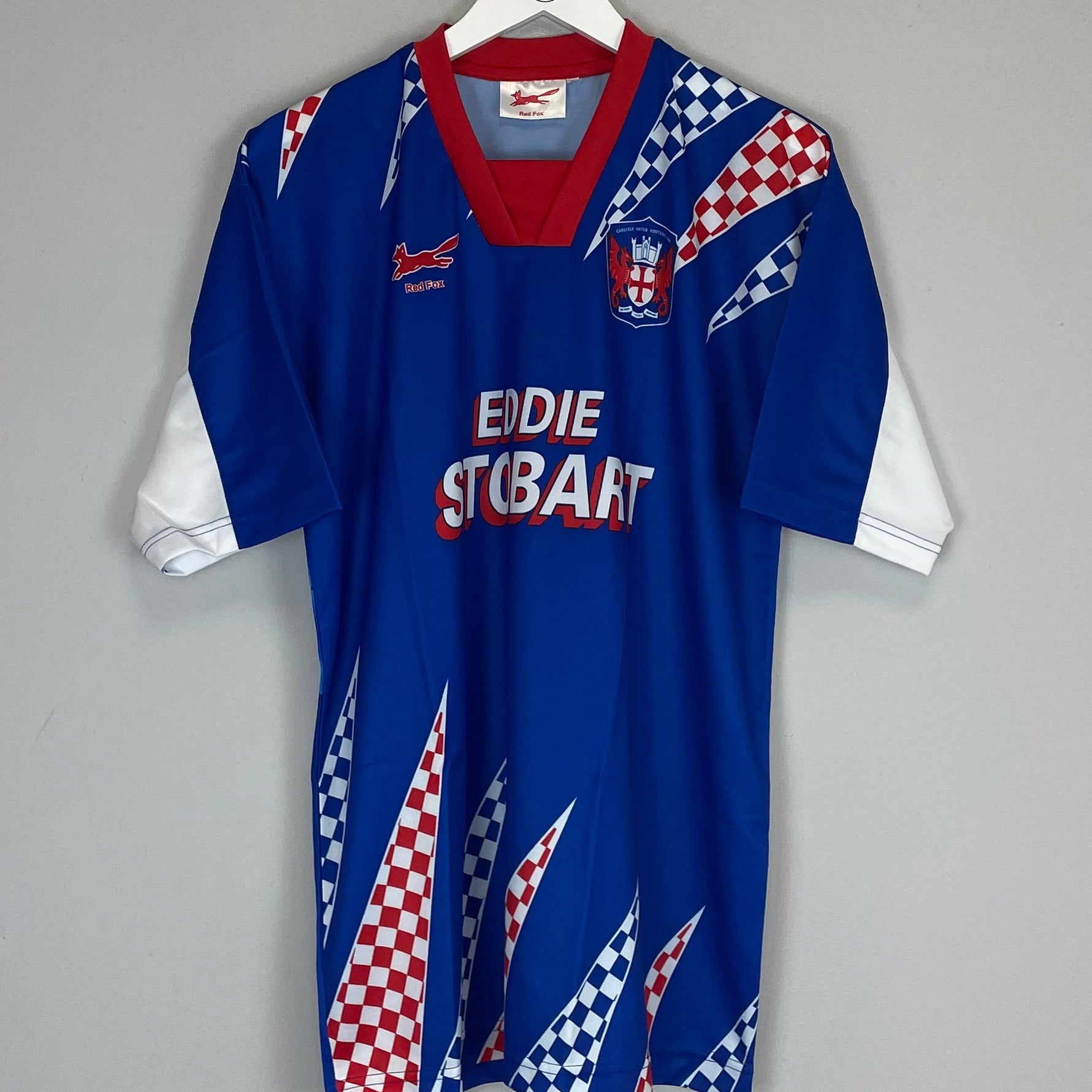 Shop 1995/97 CARLISLE *MINT* HOME SHIRT (L) RED FOX, classic football shirts, vintage football shirts & retro soccer jerseys at Cult Kits