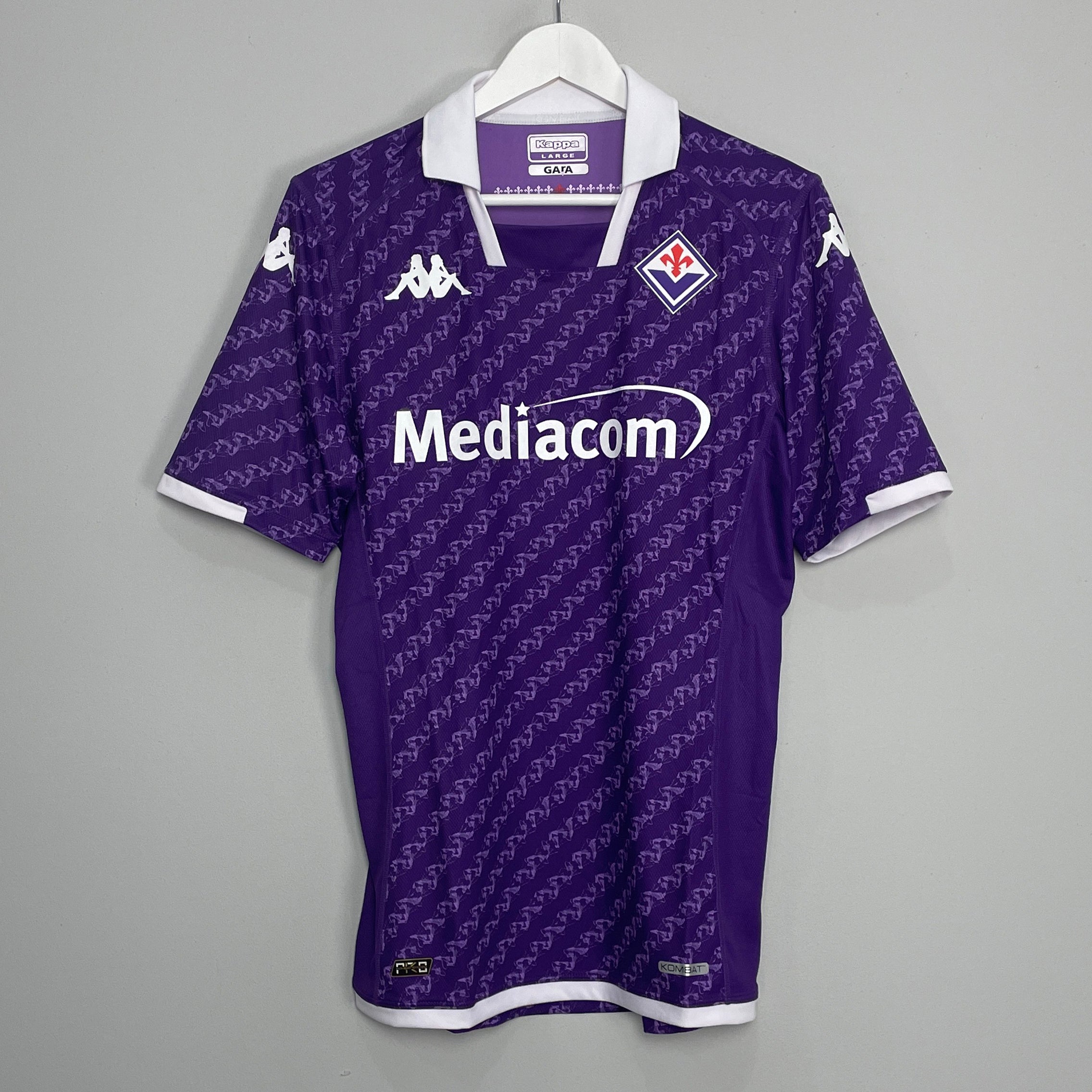 Shop 2023/24 FIORENTINA HOME SHIRT (L) KAPPA, classic football shirts, vintage football shirts & retro soccer jerseys at Cult Kits
