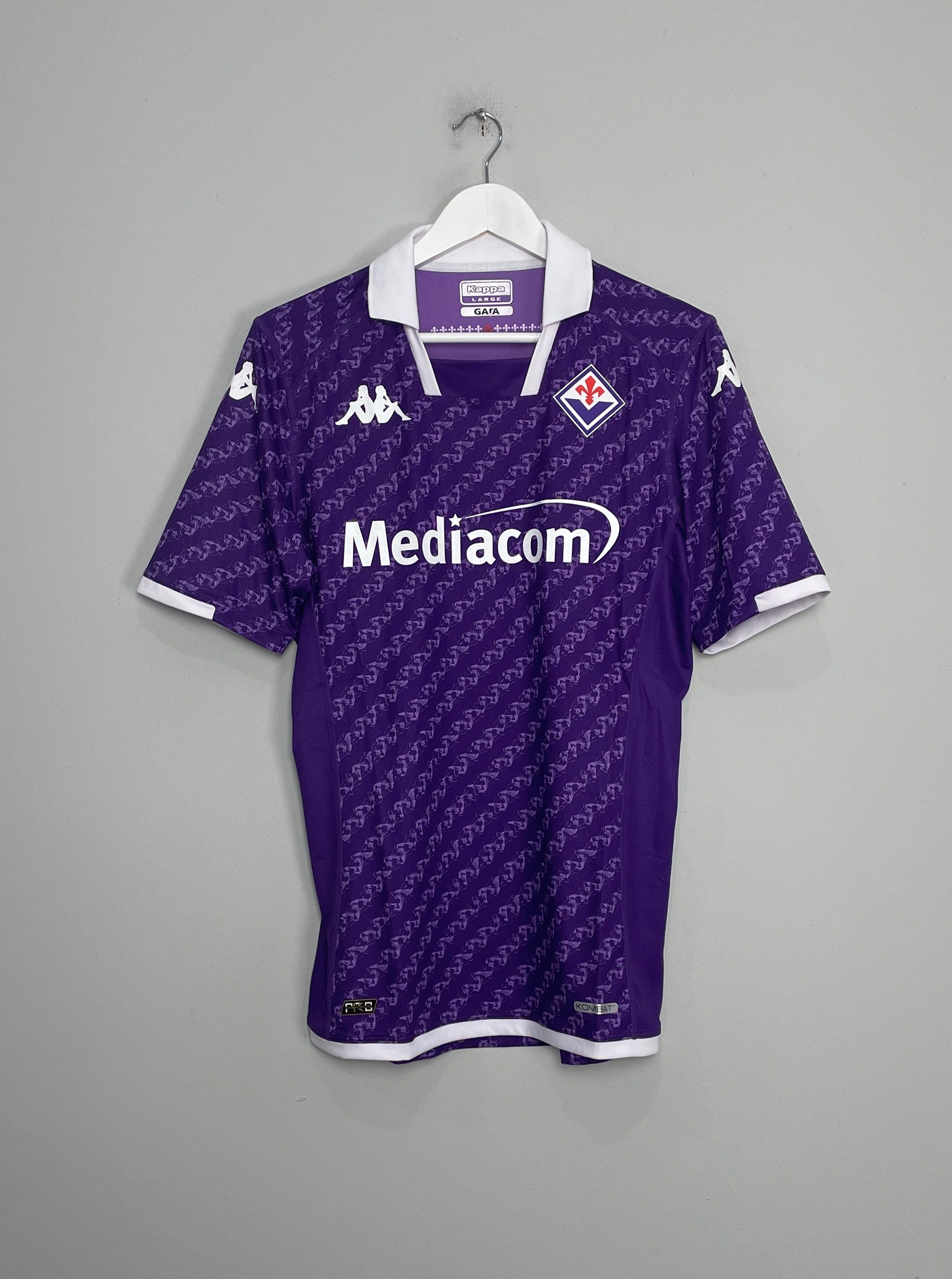 Shop 2023/24 FIORENTINA HOME SHIRT (L) KAPPA, classic football shirts, vintage football shirts & retro soccer jerseys at Cult Kits