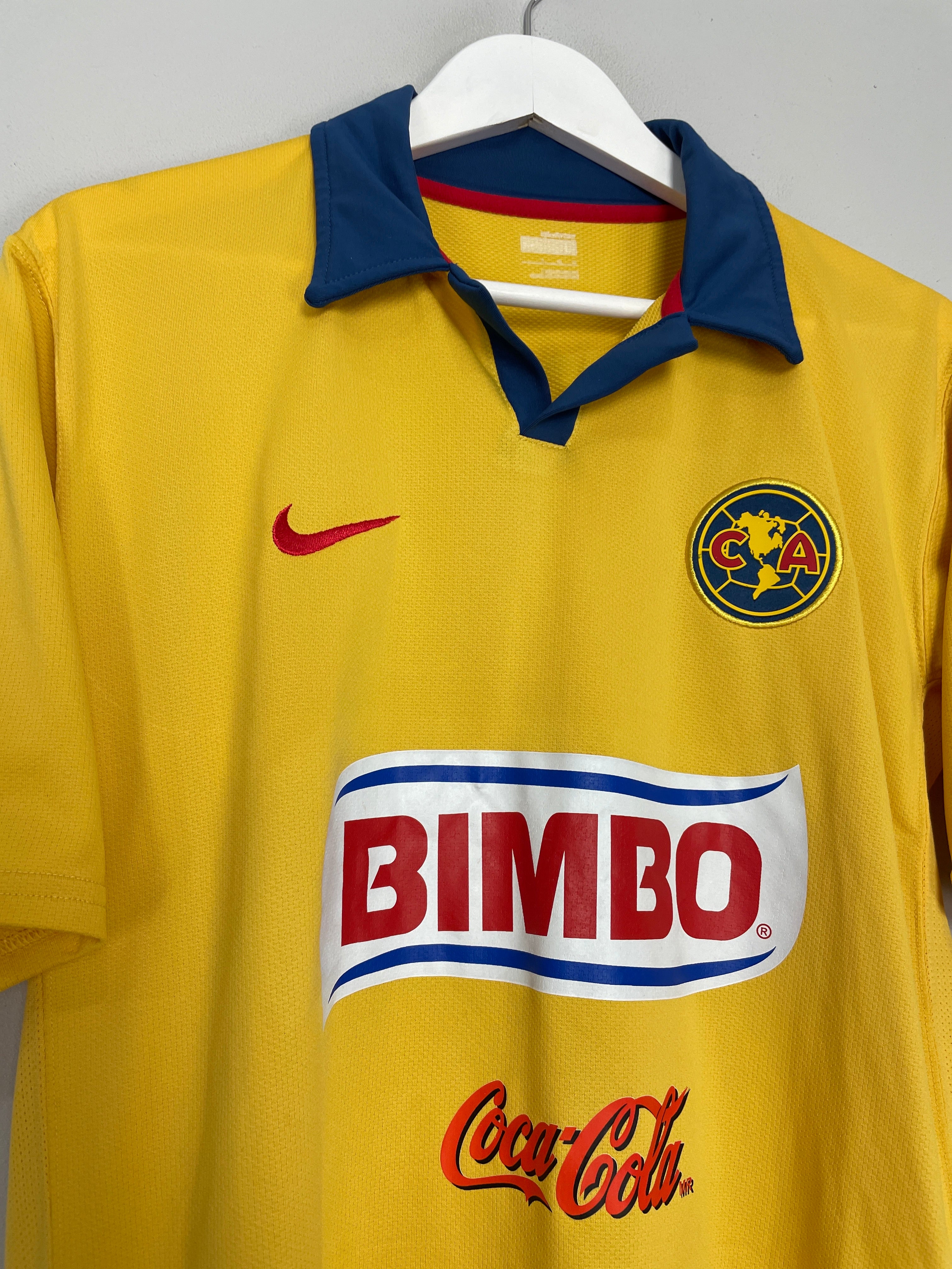Shop 2006/07 CLUB AMERICA C.BLANCO #10 HOME SHIRT (L) NIKE, classic football shirts, vintage football shirts & retro soccer jerseys at Cult Kits