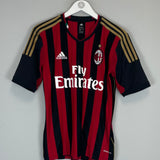 Shop 2013/14 AC MILAN EL SHAARAWY #92 HOME SHIRT (S) ADIDAS, classic football shirts, vintage football shirts & retro soccer jerseys at Cult Kits