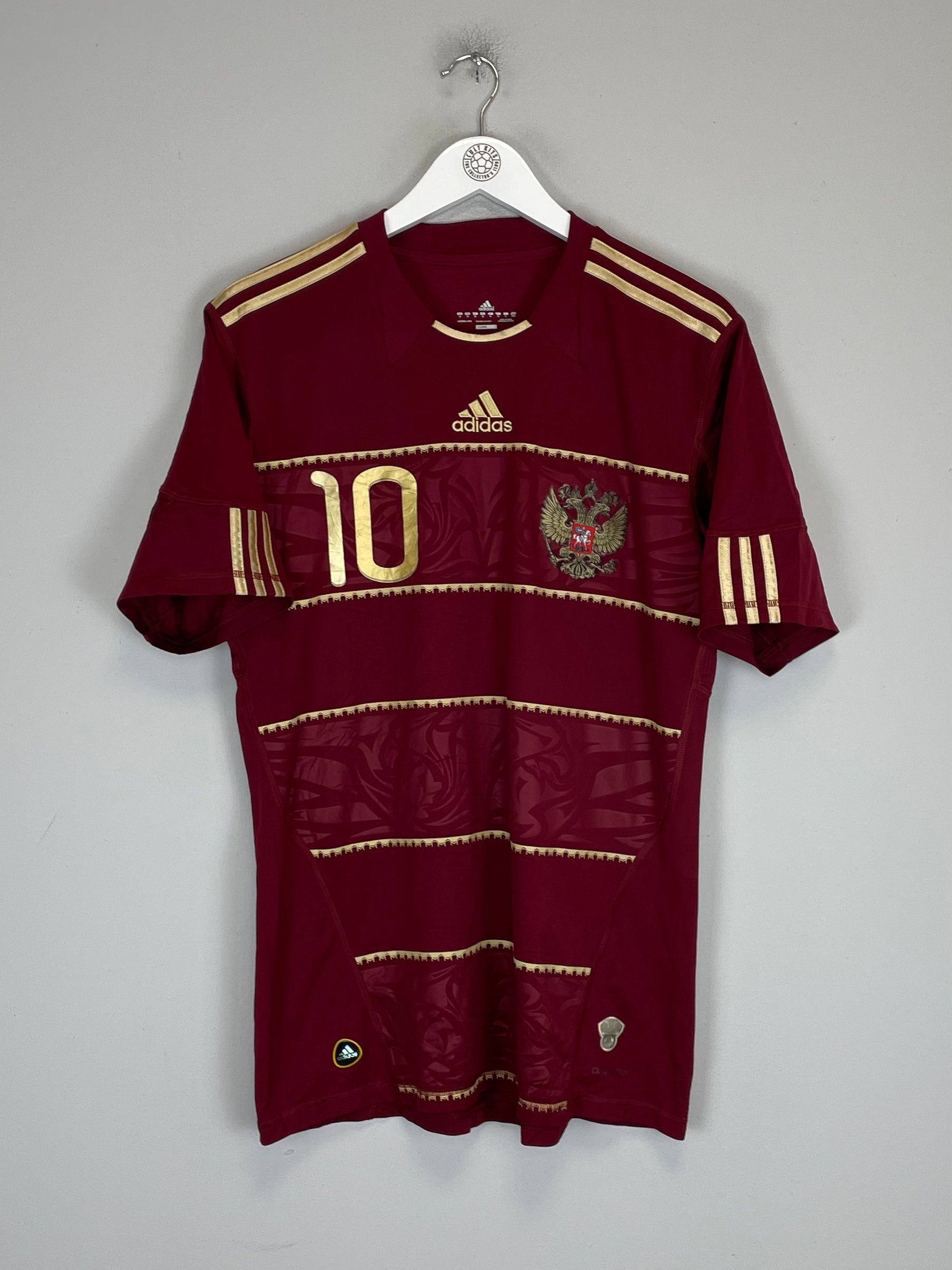 Shop 2009/10 RUSSIA ARSHAVIN #10 AWAY SHIRT (M) ADIDAS, classic football shirts, vintage football shirts & retro soccer jerseys at Cult Kits