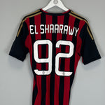Shop 2013/14 AC MILAN EL SHAARAWY #92 HOME SHIRT (S) ADIDAS, classic football shirts, vintage football shirts & retro soccer jerseys at Cult Kits
