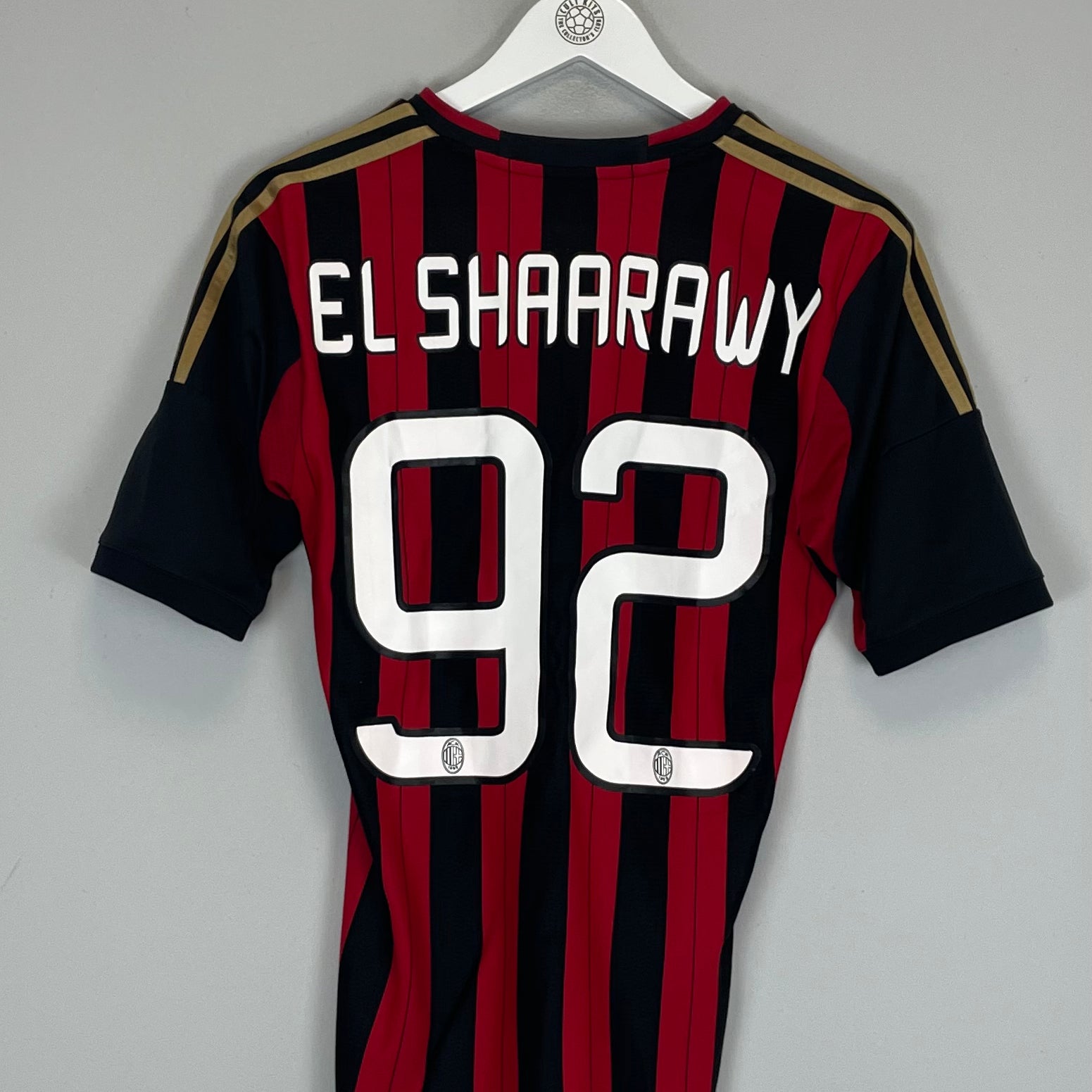 Shop 2013/14 AC MILAN EL SHAARAWY #92 HOME SHIRT (S) ADIDAS, classic football shirts, vintage football shirts & retro soccer jerseys at Cult Kits
