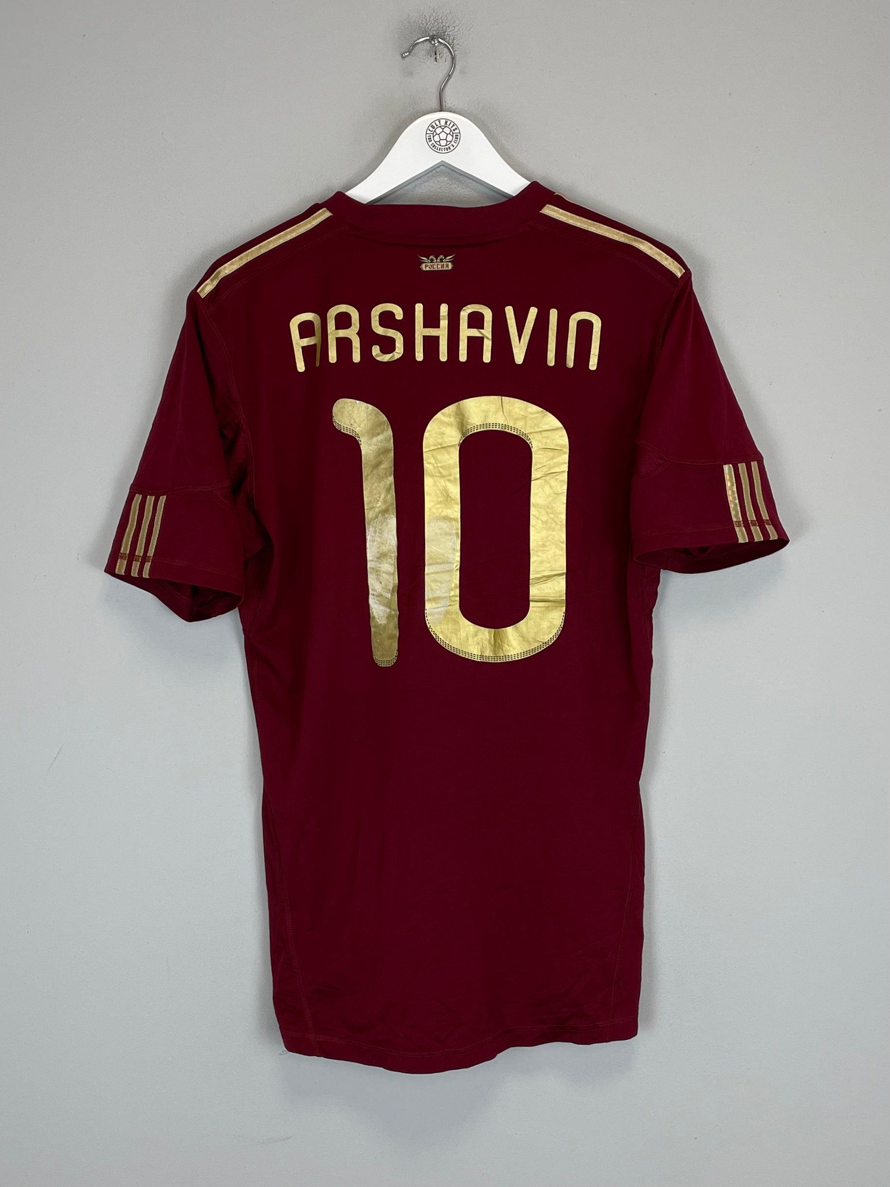 Shop 2009/10 RUSSIA ARSHAVIN #10 AWAY SHIRT (M) ADIDAS, classic football shirts, vintage football shirts & retro soccer jerseys at Cult Kits
