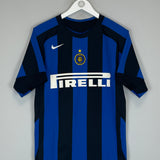 Shop 2003/04 INTER MILAN VIERI #32 HOME SHIRT (S) NIKE, classic football shirts, vintage football shirts & retro soccer jerseys at Cult Kits