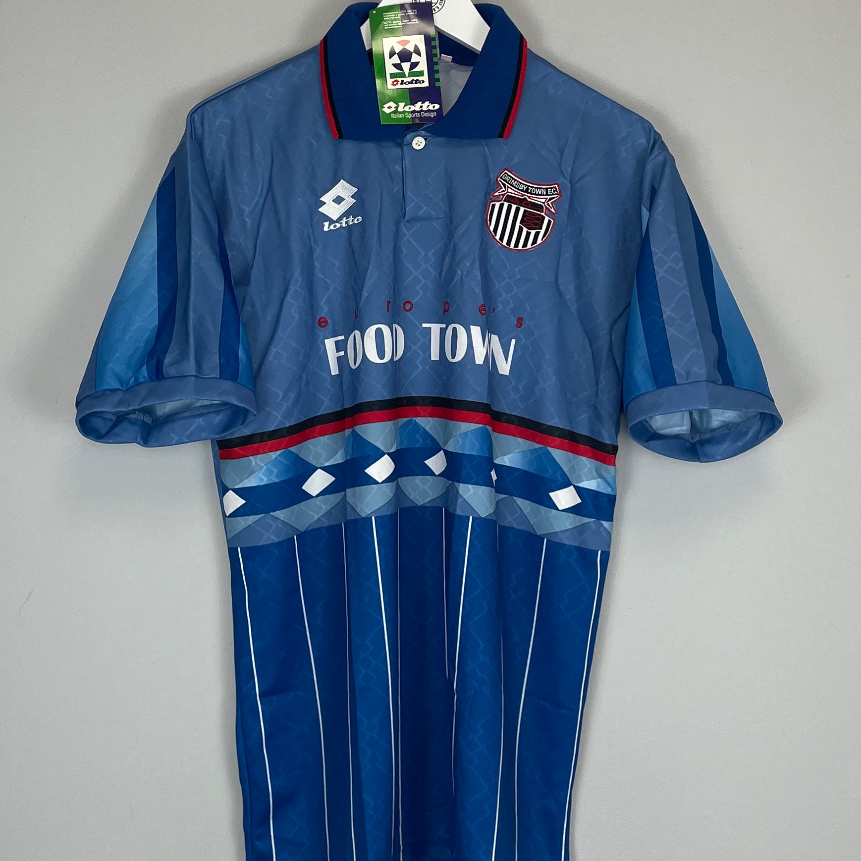 Shop 1996/97 GRIMSBY TOWN *BNWT* AWAY SHIRT (L) LOTTO, classic football shirts, vintage football shirts & retro soccer jerseys at Cult Kits