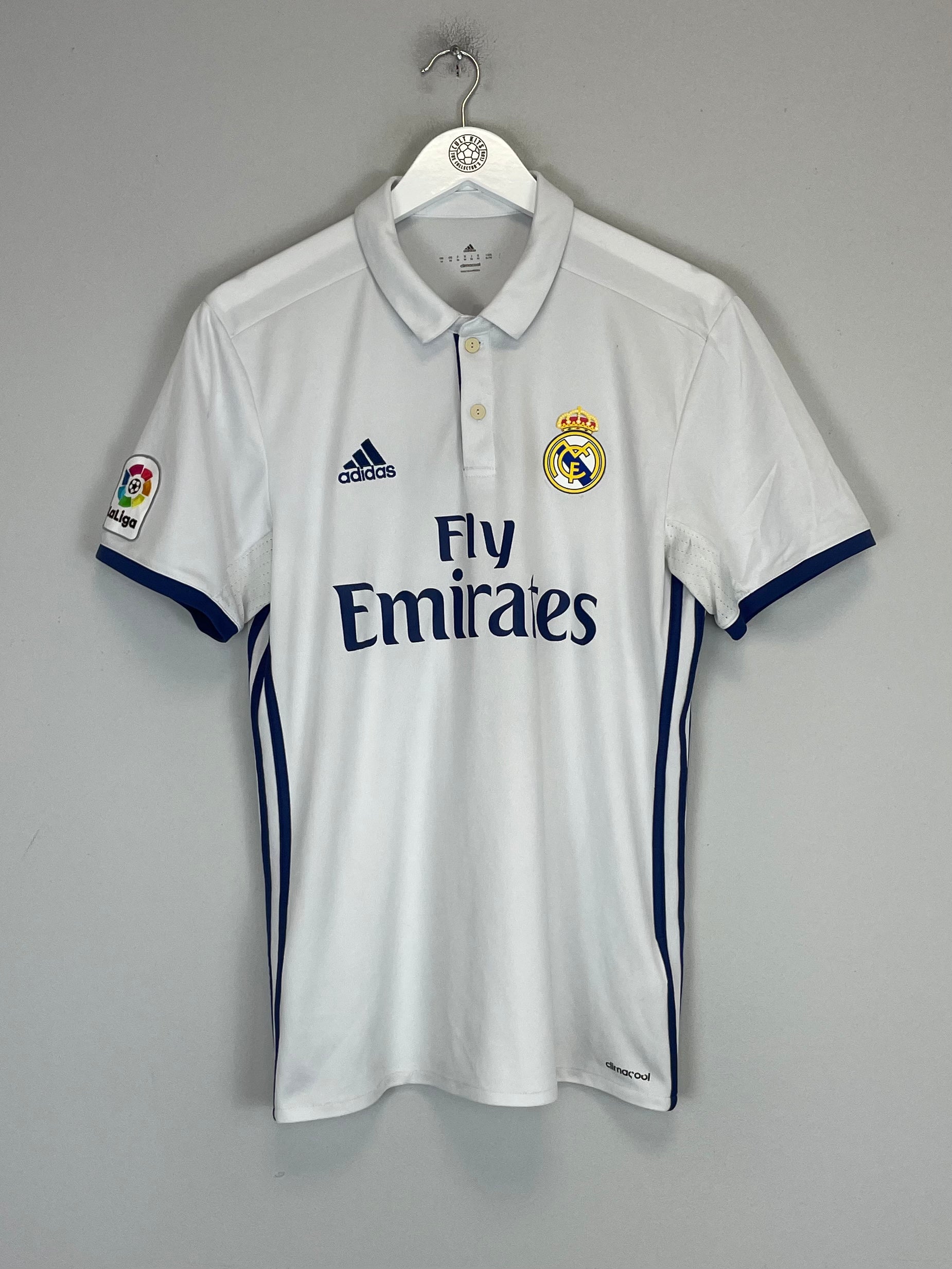 Shop 2016/17 REAL MADRID RONALDO #7 HOME SHIRT (M) ADIDAS, classic football shirts, vintage football shirts & retro soccer jerseys at Cult Kits