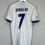 Shop 2016/17 REAL MADRID RONALDO #7 HOME SHIRT (M) ADIDAS, classic football shirts, vintage football shirts & retro soccer jerseys at Cult Kits