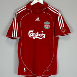 Shop 2006/08 LIVERPOOL MASCHERANO #20 HOME SHIRT (M) ADIDAS, classic football shirts, vintage football shirts & retro soccer jerseys at Cult Kits