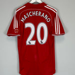 Shop 2006/08 LIVERPOOL MASCHERANO #20 HOME SHIRT (M) ADIDAS, classic football shirts, vintage football shirts & retro soccer jerseys at Cult Kits