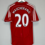 Shop 2006/08 LIVERPOOL MASCHERANO #20 HOME SHIRT (M) ADIDAS, classic football shirts, vintage football shirts & retro soccer jerseys at Cult Kits