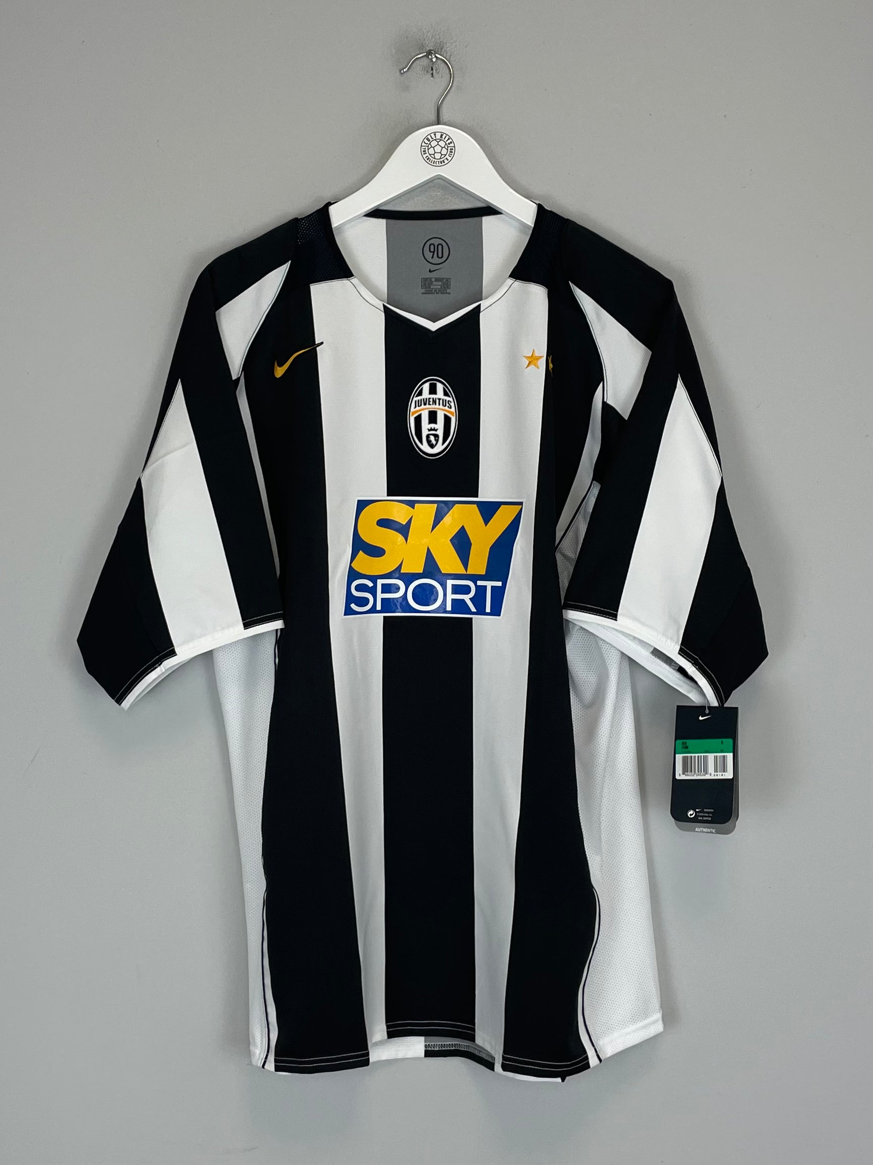 Shop 2004/05 JUVENTUS IBRAHIMOVIC #9 *BNWT* HOME SHIRT (XL) NIKE, classic football shirts, vintage football shirts & retro soccer jerseys at Cult Kits
