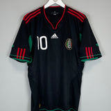 2010 MEXICO C.BLANCO #10 AWAY SHIRT (L) ADIDAS