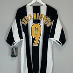 Shop 2004/05 JUVENTUS IBRAHIMOVIC #9 *BNWT* HOME SHIRT (XL) NIKE, classic football shirts, vintage football shirts & retro soccer jerseys at Cult Kits