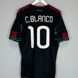 2010 MEXICO C.BLANCO #10 AWAY SHIRT (L) ADIDAS