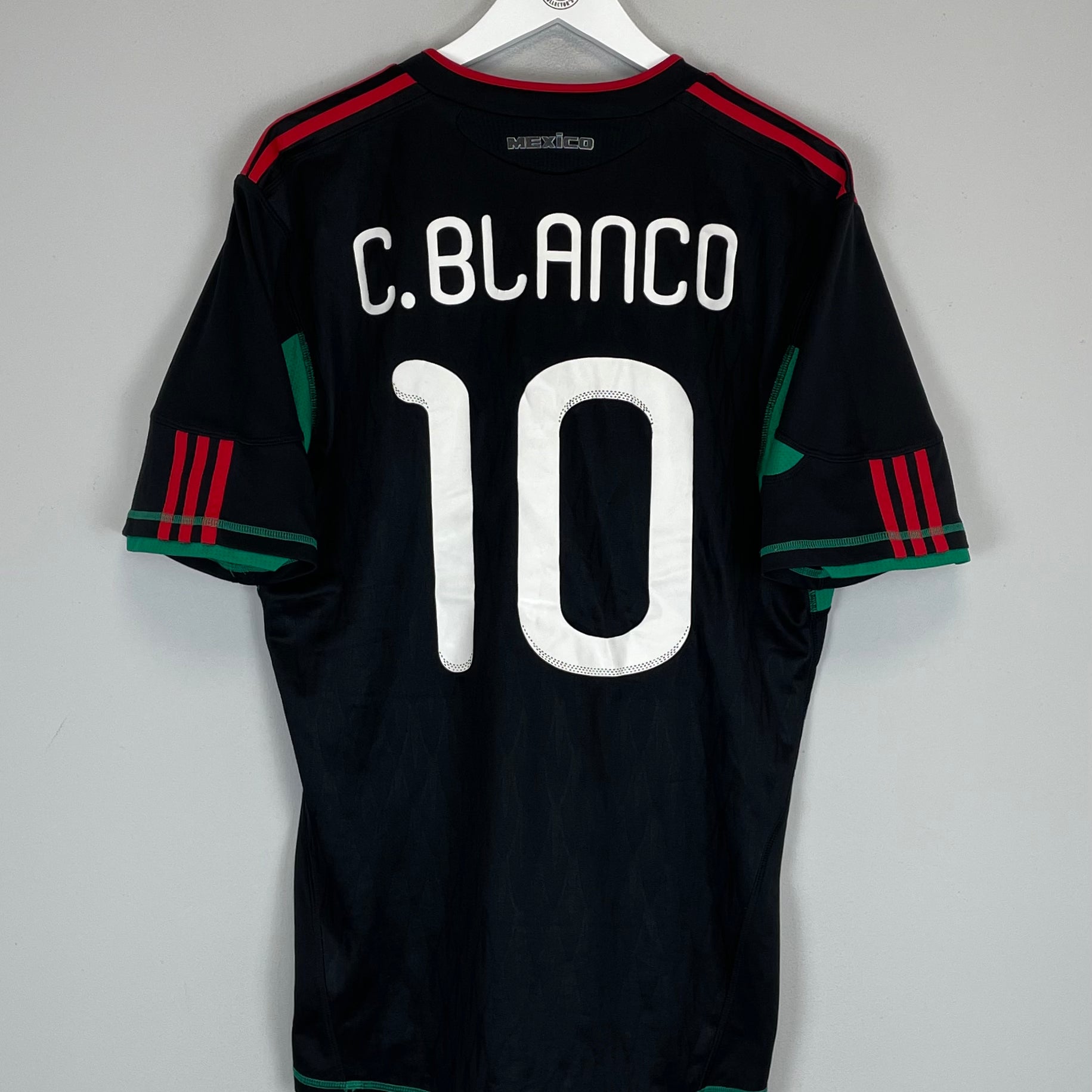 Shop 2010 MEXICO C.BLANCO #10 AWAY SHIRT (L) ADIDAS, classic football shirts, vintage football shirts & retro soccer jerseys at Cult Kits