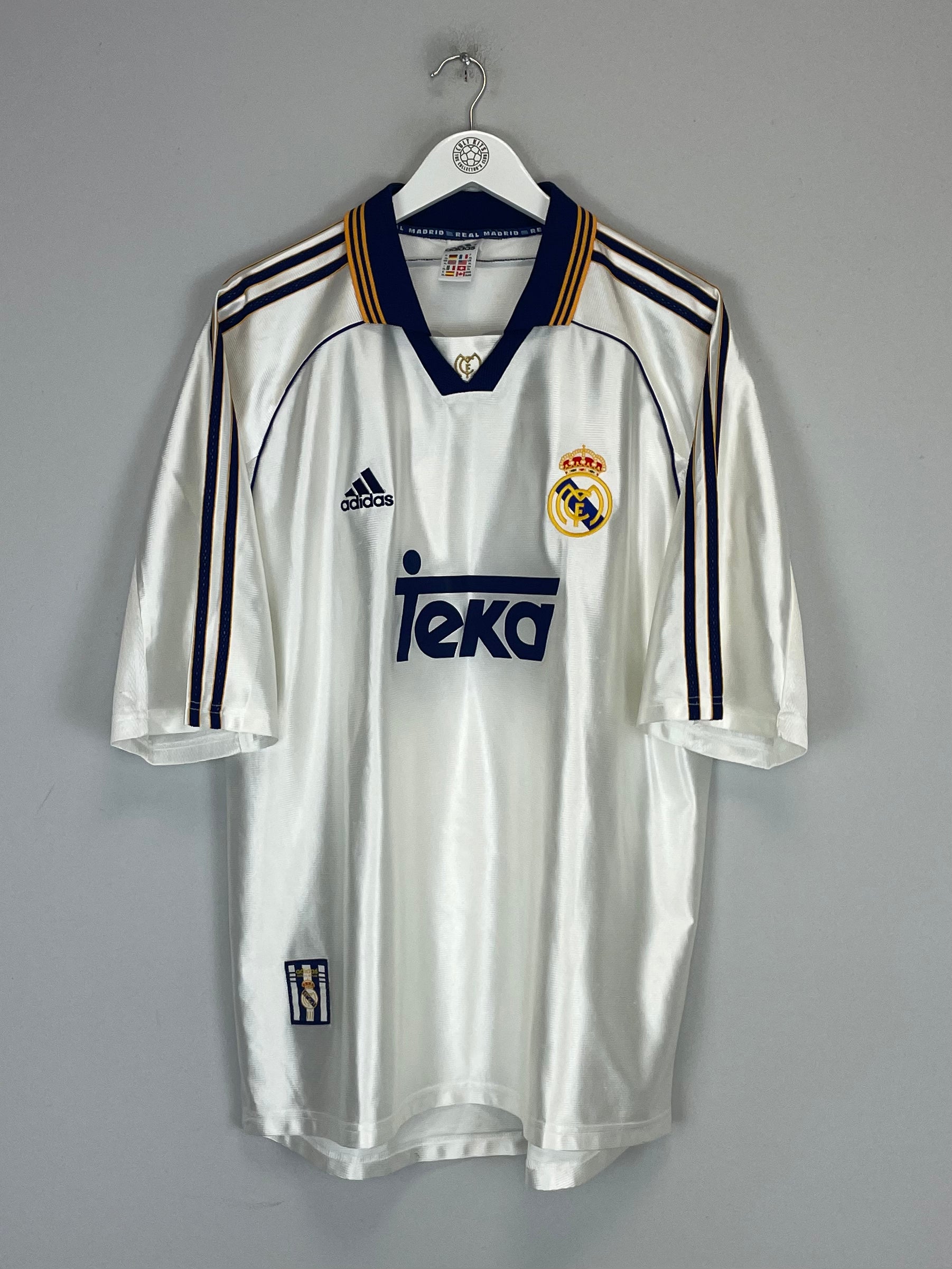 Shop 1998/00 REAL MADRID SEEDORF #10 HOME SHIRT (XL) ADIDAS, classic football shirts, vintage football shirts & retro soccer jerseys at Cult Kits