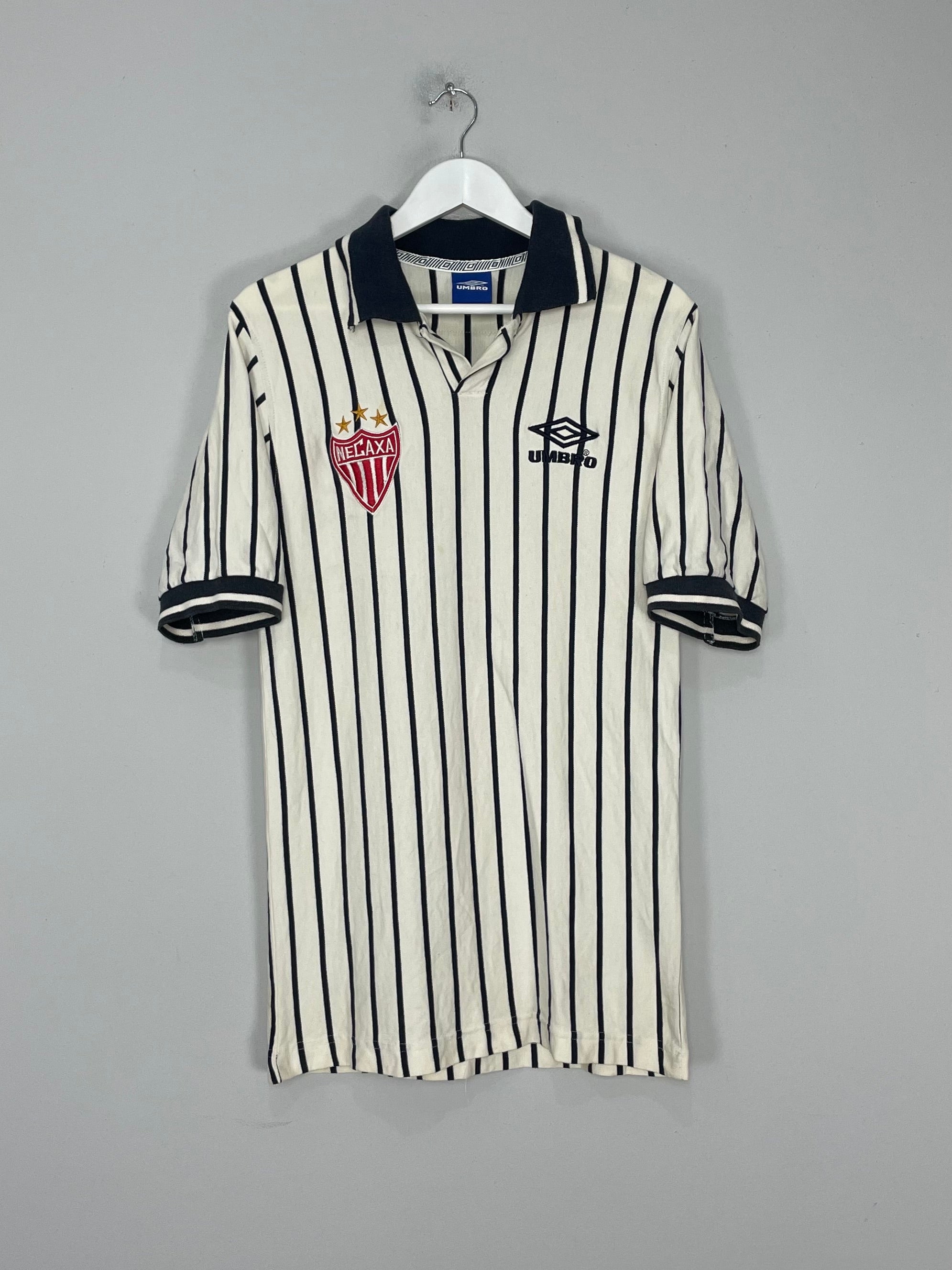 Shop 1998/99 NECAXA POLO SHIRT (L) UMBRO, classic football shirts, vintage football shirts & retro soccer jerseys at Cult Kits