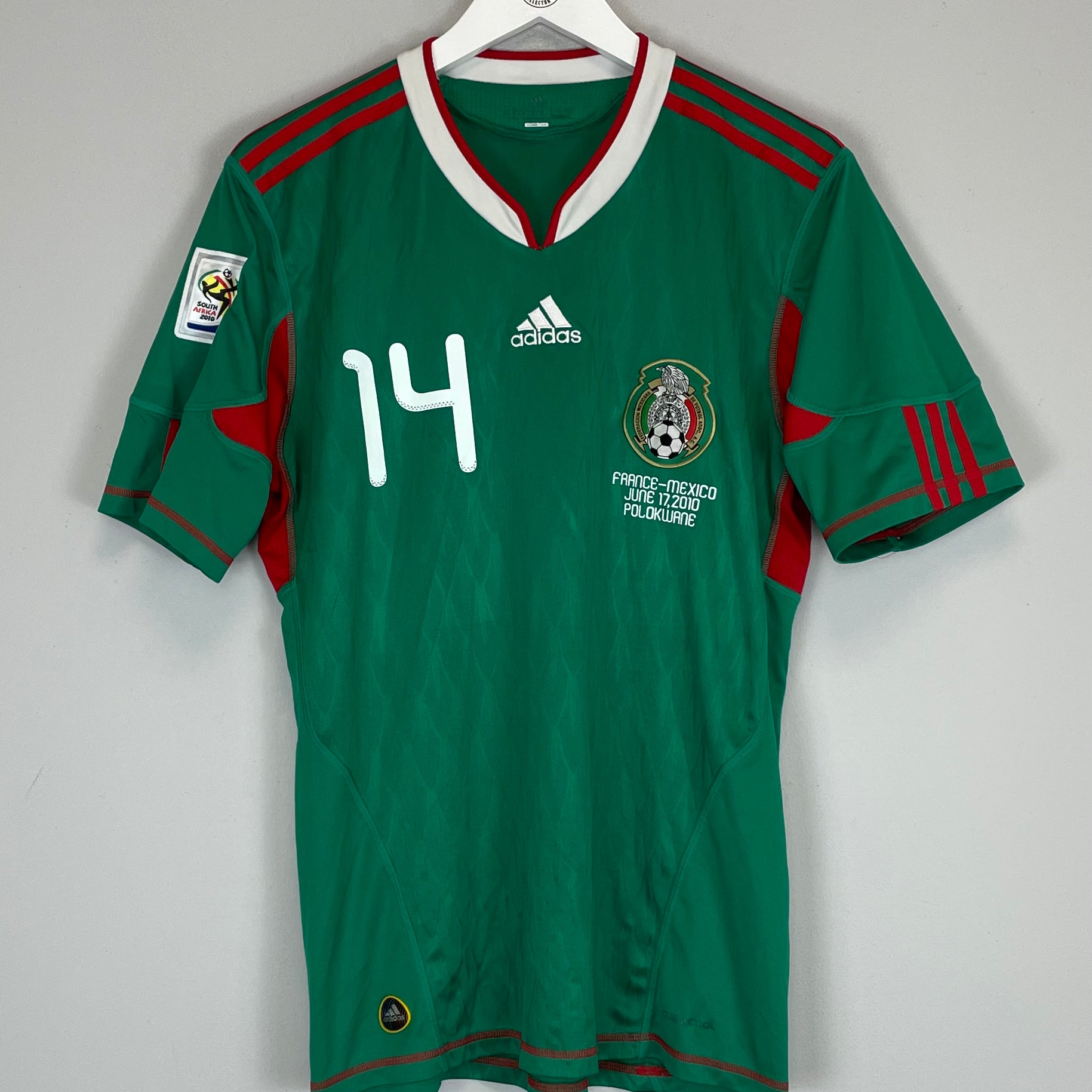 Shop 2010 MEXICO HERNANDEZ #10 HOME SHIRT (M) ADIDAS, classic football shirts, vintage football shirts & retro soccer jerseys at Cult Kits