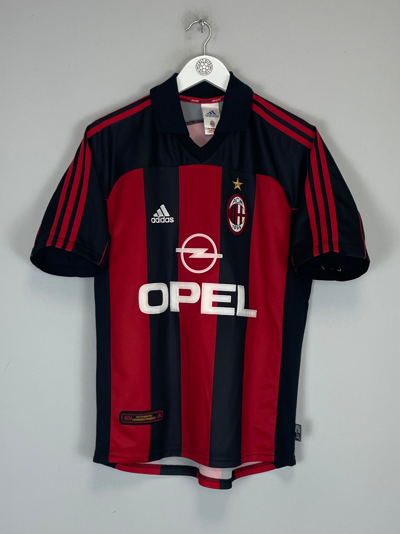 Shop 2000/02 AC MILAN BOBAN #10 HOME SHIRT (S) ADIDAS, classic football shirts, vintage football shirts & retro soccer jerseys at Cult Kits