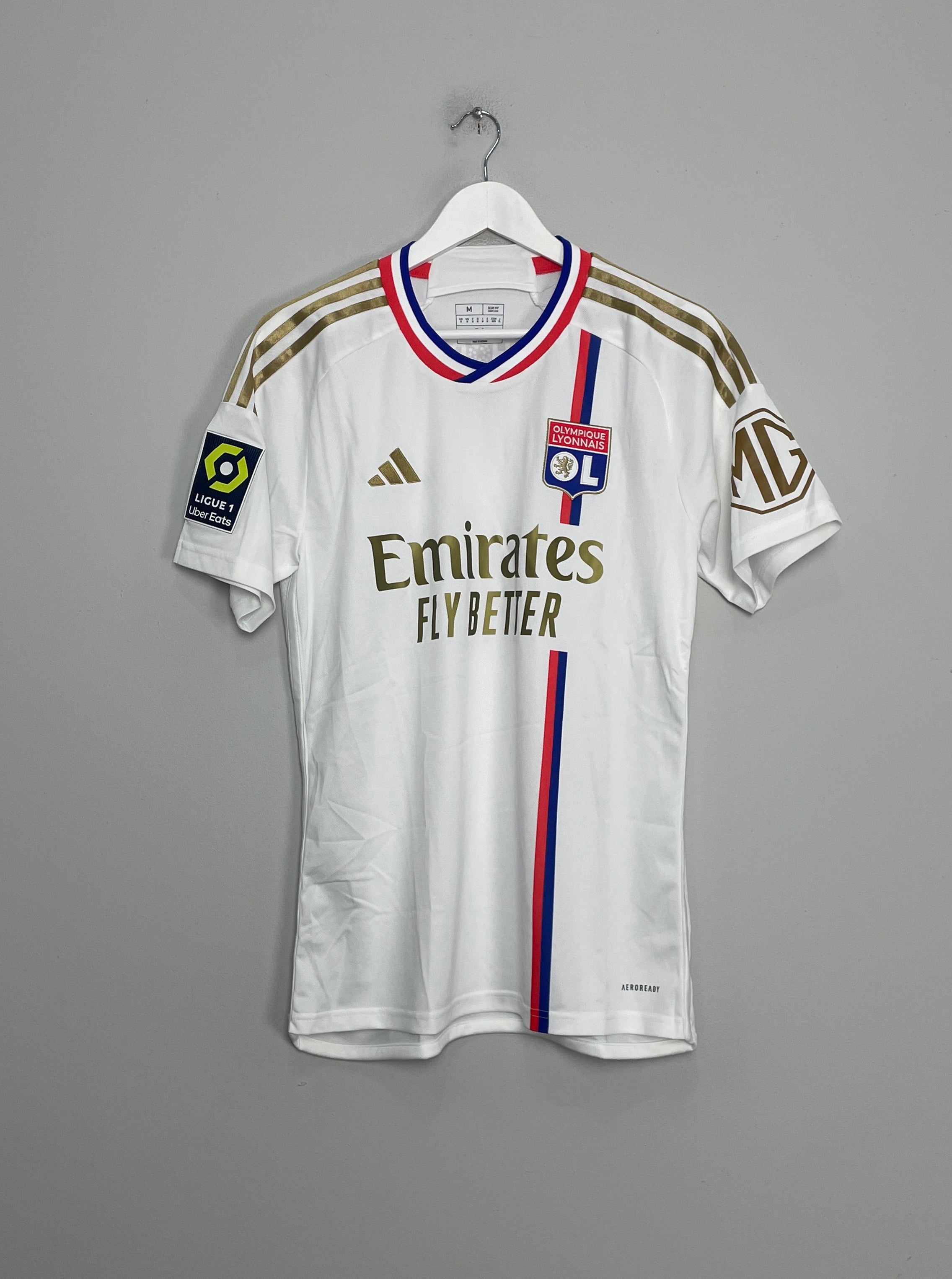 Shop 2023/24 LYON HOME SHIRT (M) ADIDAS, classic football shirts, vintage football shirts & retro soccer jerseys at Cult Kits
