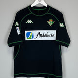 2003/04 REAL BETIS JOAQUIN #17 AWAY SHIRT (L) KAPPA
