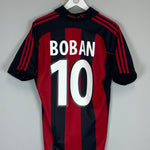 Shop 2000/02 AC MILAN BOBAN #10 HOME SHIRT (S) ADIDAS, classic football shirts, vintage football shirts & retro soccer jerseys at Cult Kits