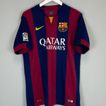 Shop 2014/15 BARCELONA A.INIESTA #8 HOME SHIRT (L) NIKE, classic football shirts, vintage football shirts & retro soccer jerseys at Cult Kits