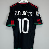 2010/11 MEXICO BLANCO #10 AWAY SHIRT (M) ADIDAS