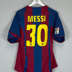Shop 2004/05 BARCELONA MESSI #30 HOME SHIRT (S) NIKE, classic football shirts, vintage football shirts & retro soccer jerseys at Cult Kits