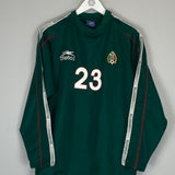 Shop 2002/03 MEXICO JORGE CAMPOS #23 TRAINING JUMPER (S) ATLETICA, classic football shirts, vintage football shirts & retro soccer jerseys at Cult Kits