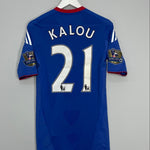 2010/11 CHELSEA KALOU #21 *MATCH ISSUE* HOME SHIRT (M) ADIDAS