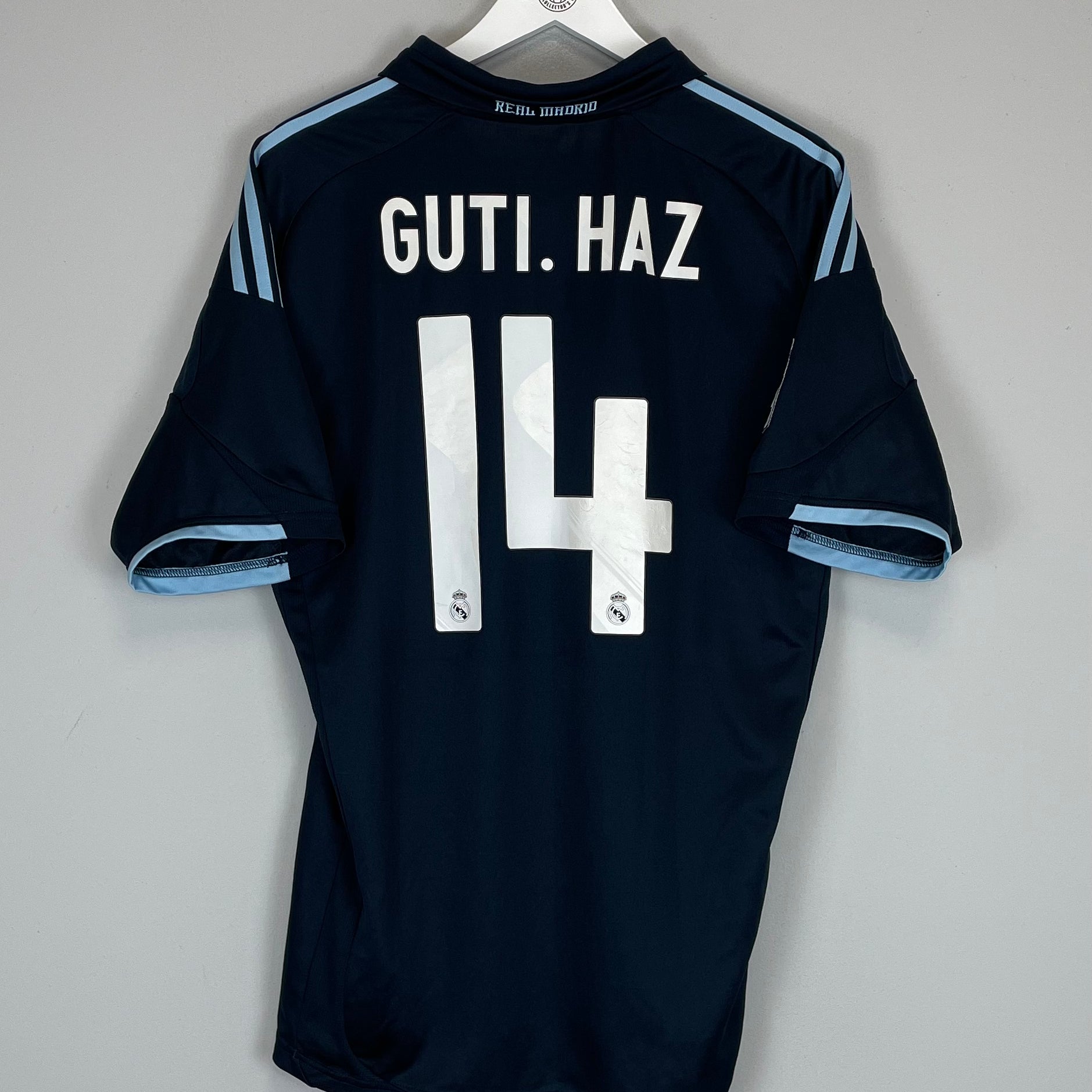 2009/10 REAL MADRID GUTI HAZ #14 AWAY SHIRT (L) ADIDAS – Cult Kits