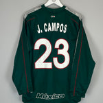 Shop 2002/03 MEXICO JORGE CAMPOS #23 TRAINING JUMPER (S) ATLETICA, classic football shirts, vintage football shirts & retro soccer jerseys at Cult Kits