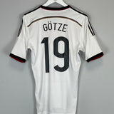 2014/15 GERMANY GOTZE #19 HOME SHIRT (S) ADIDAS