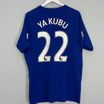 2010/11 EVERTON YAKUBU #22 *MATCH WORN* HOME SHIRT (L) LE COQ
