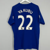 2010/11 EVERTON YAKUBU #22 *MATCH WORN* HOME SHIRT (L) LE COQ